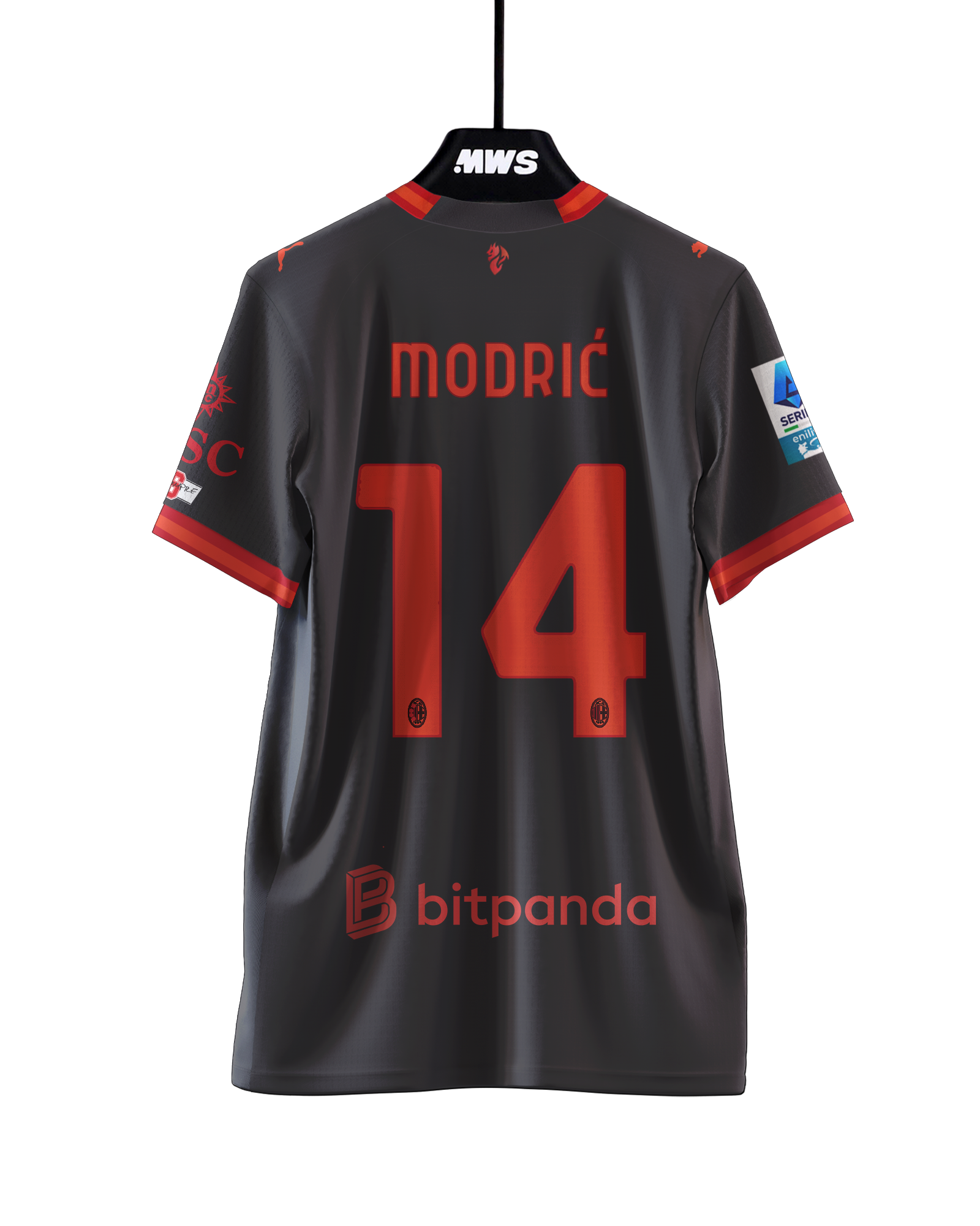 Luka Modrić | SS Lazio - AC Milan | MatchWornShirt