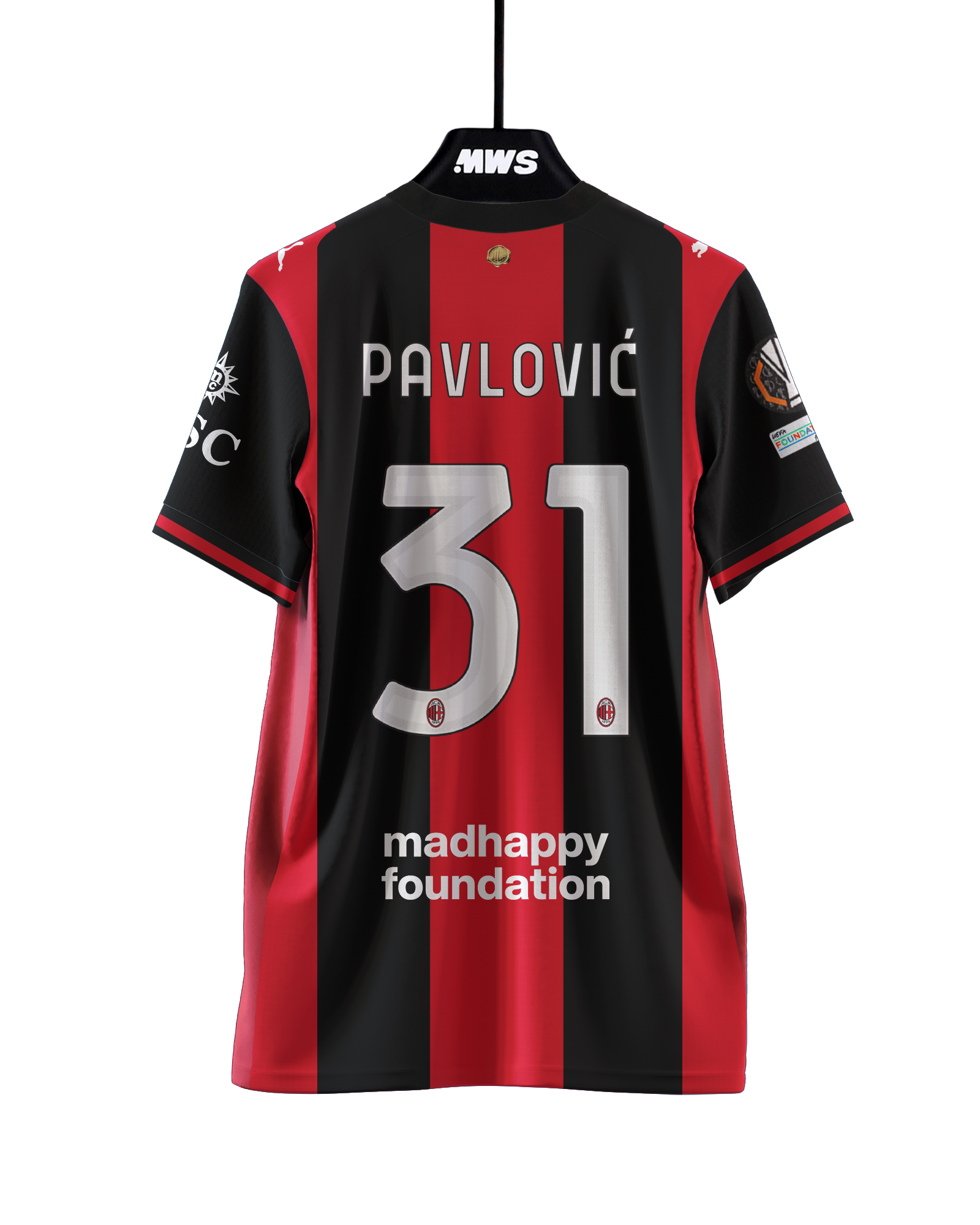 Strahinja Pavlović AC Milan shirt