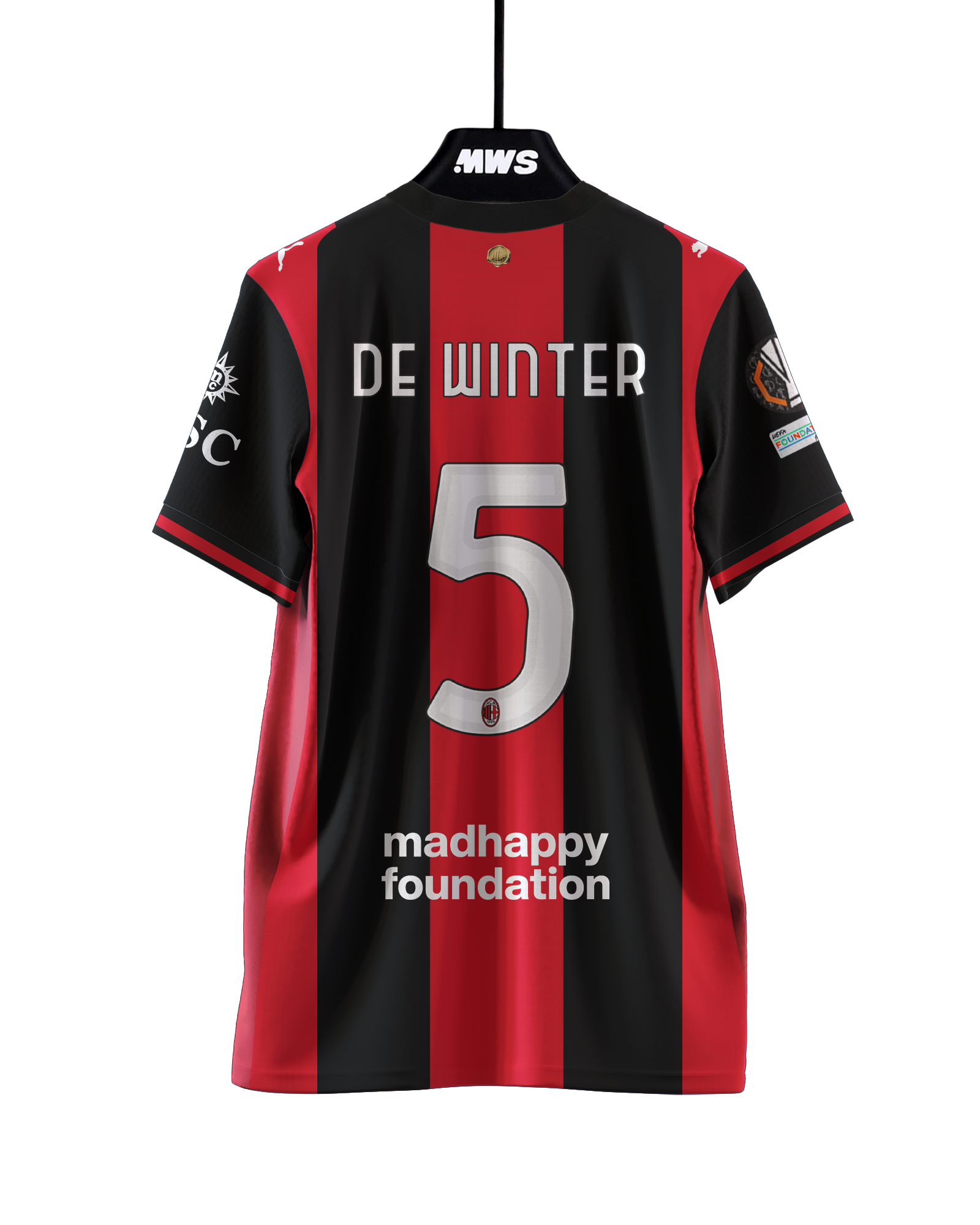 Koni De Winter AC Milan shirt
