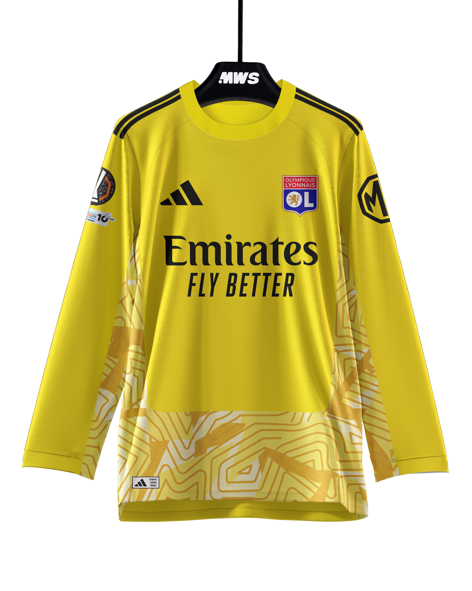 Rémy Descamps  Olympique Lyonnais shirt