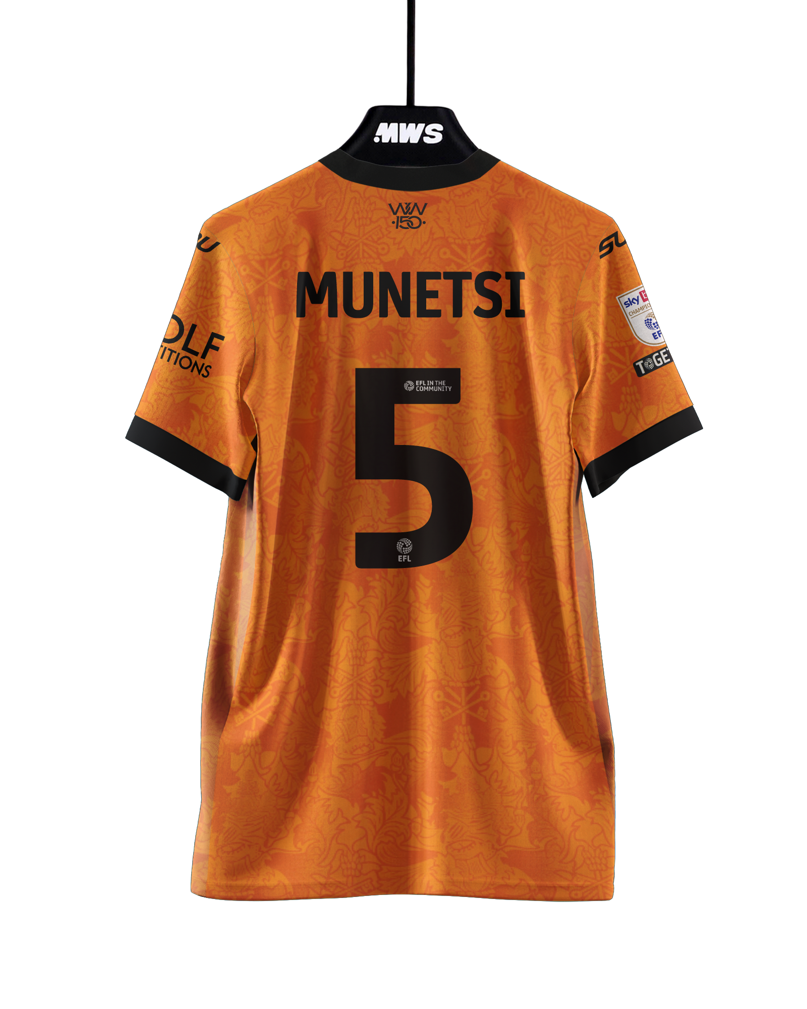 Marshall Munetsi Wolverhampton Wanderers jersey