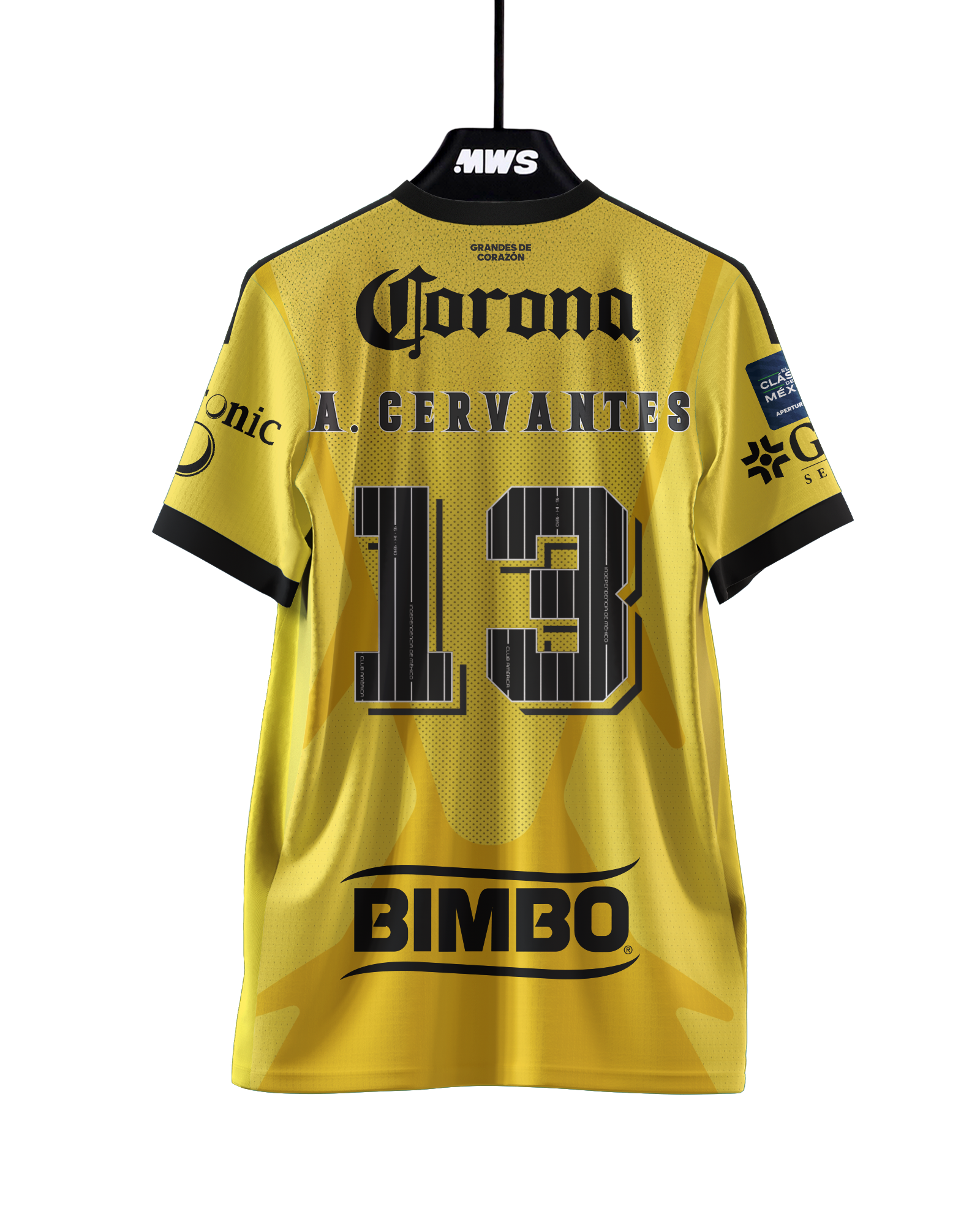 Alan Cervantes Club América jersey