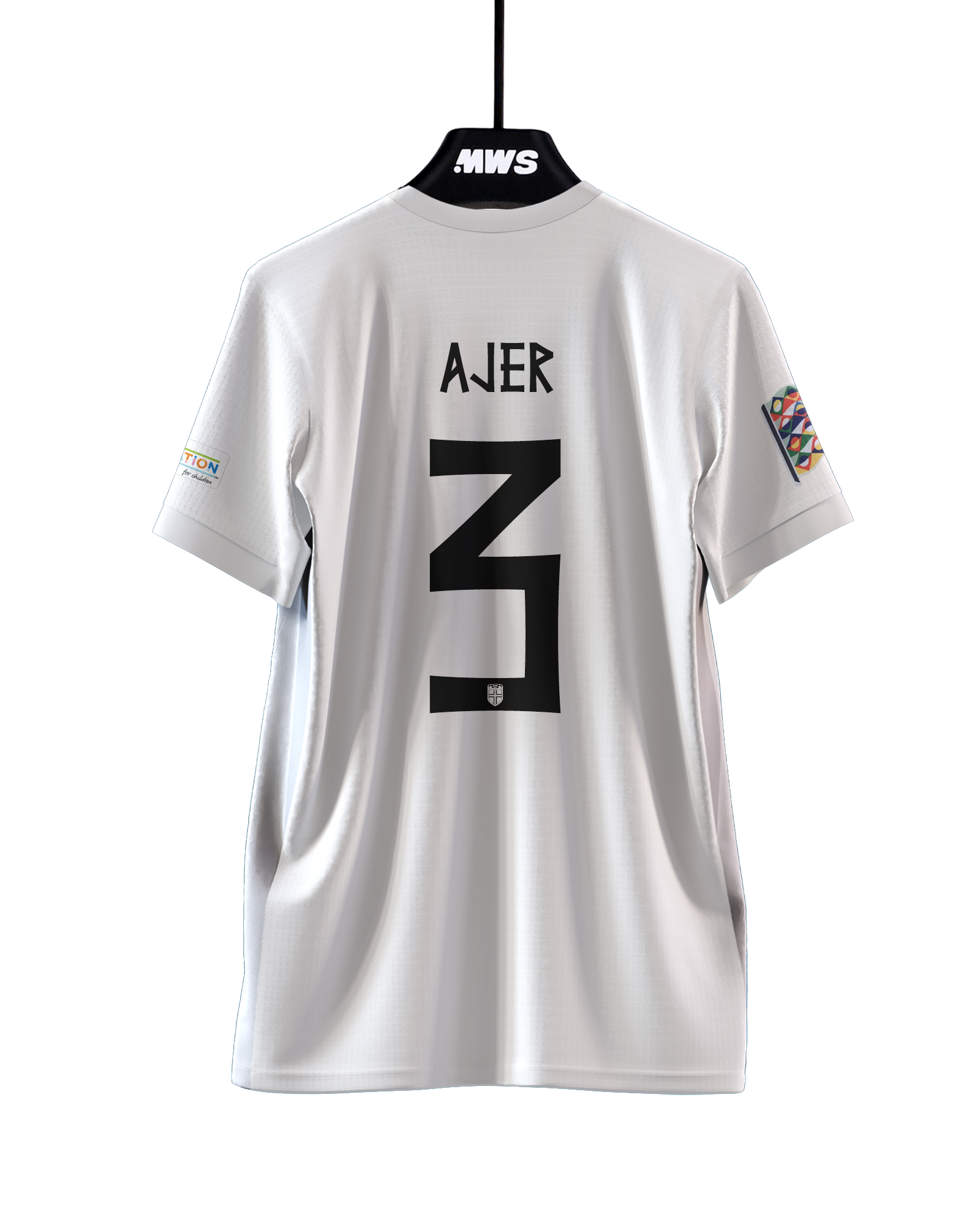 Shirt van Kristoffer Ajer Noorwegen