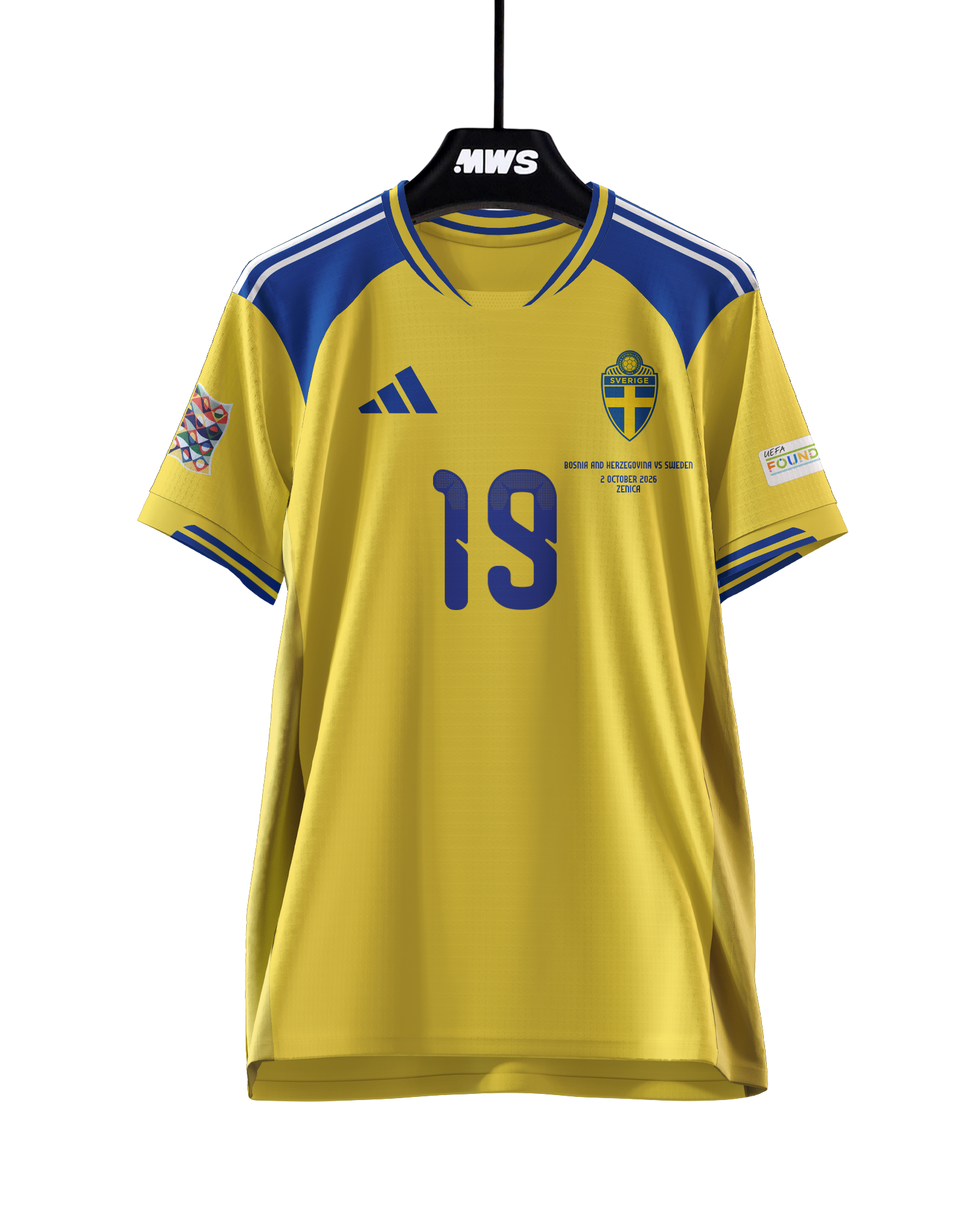 Sebastian Nanasi Sweden jersey