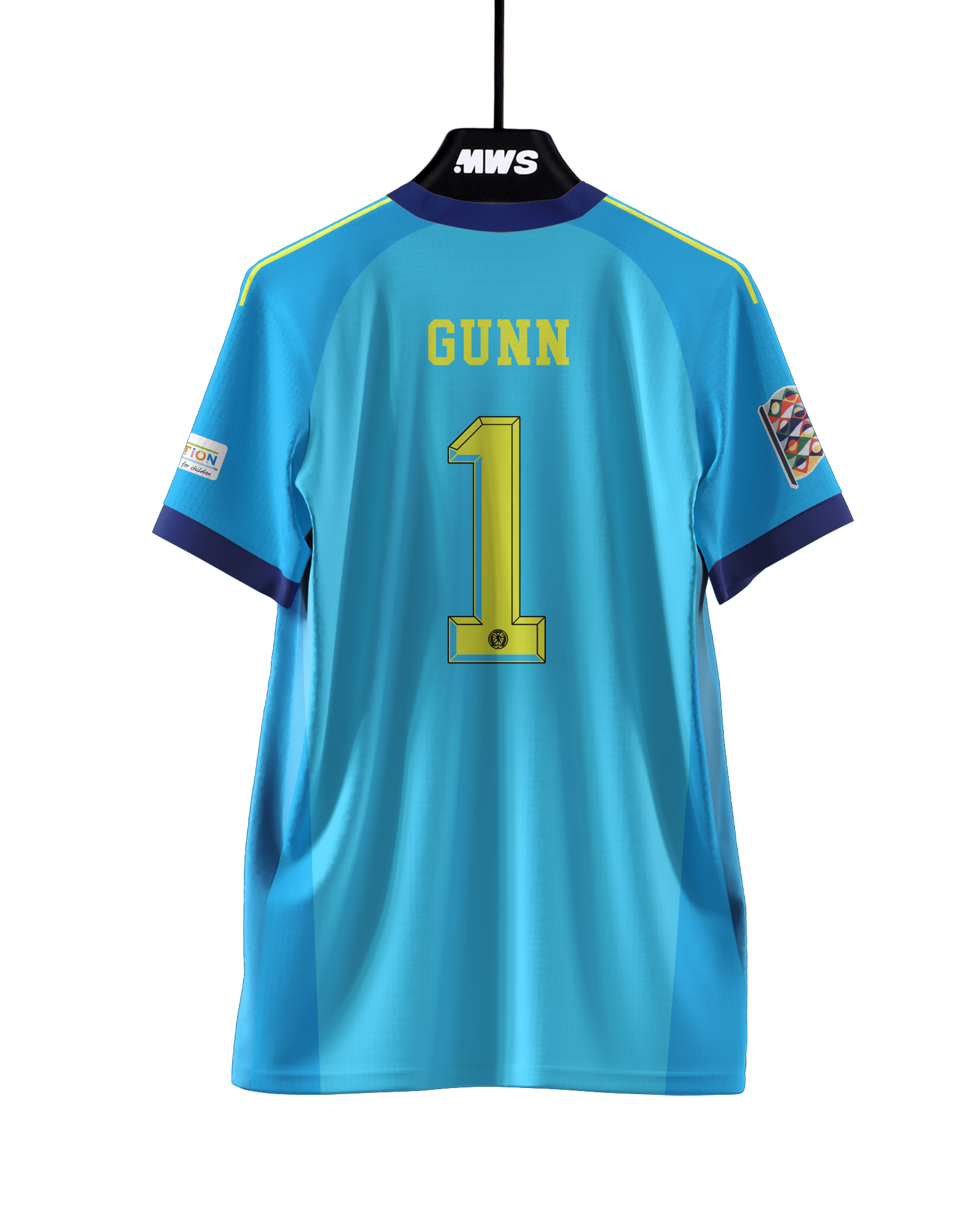 Angus Gunn Scotland jersey