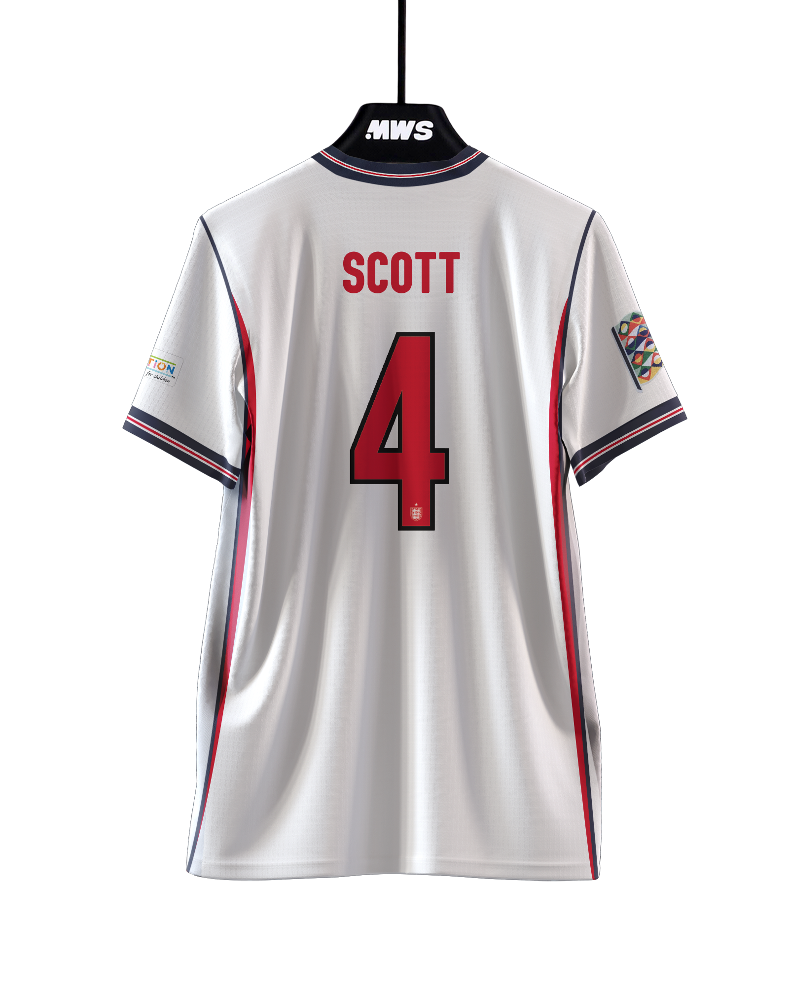 Alex Scott イングランド のシャツ