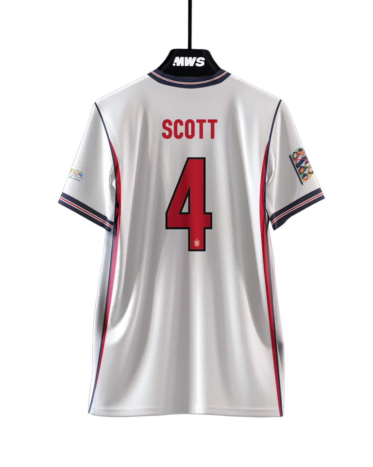 Alex Scott England camisa.