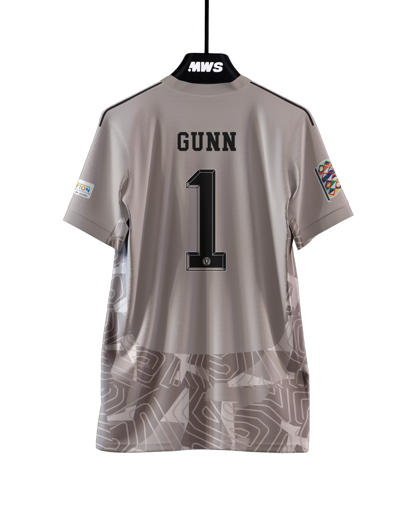 Angus Gunn Scotland jersey