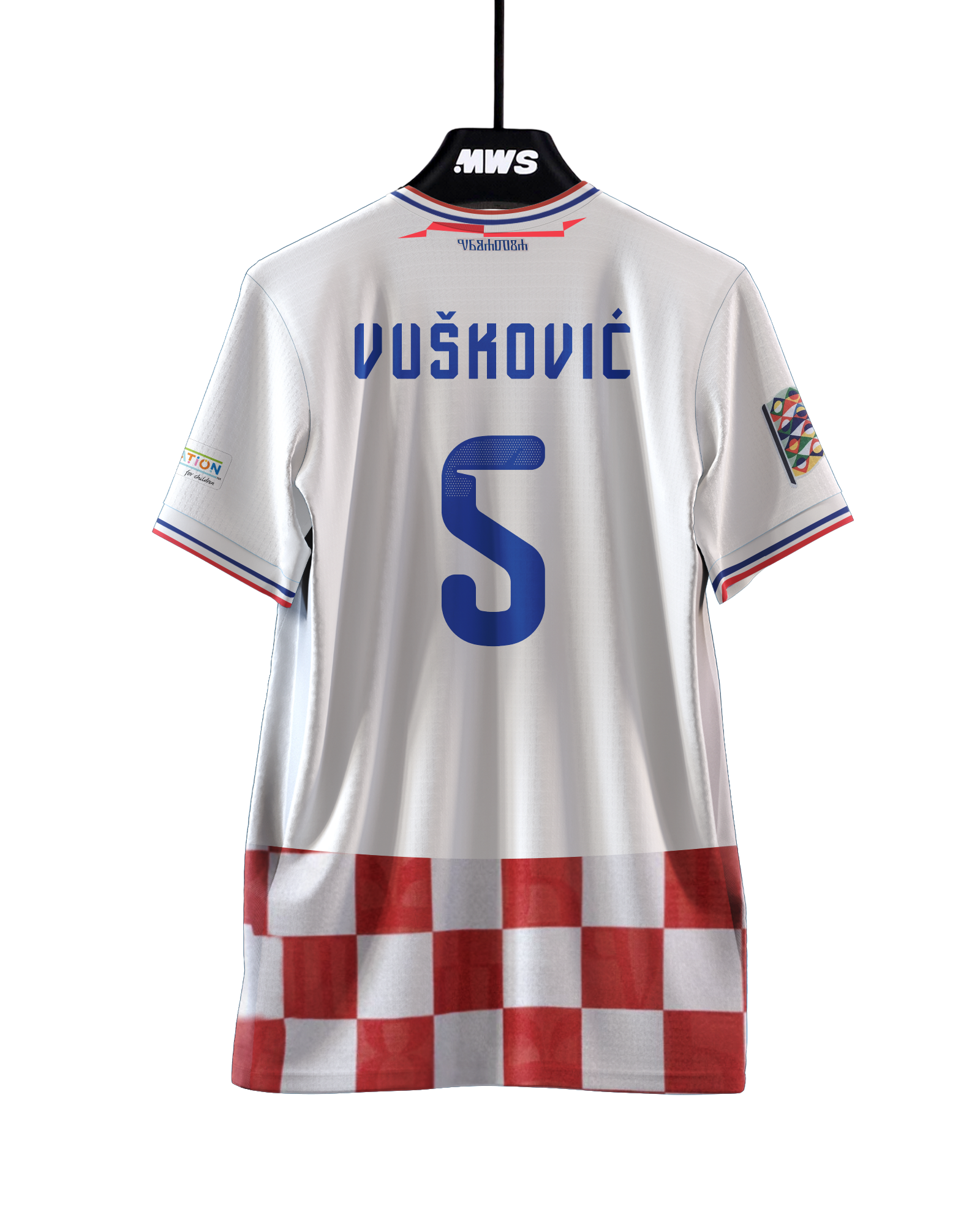 Kroatien-Trikot von Luka Vusković