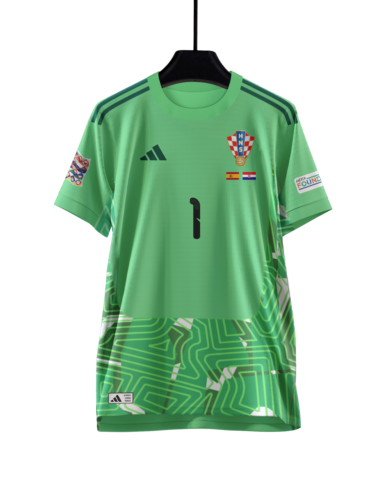 Croatia-Trikot von Dominik Livaković