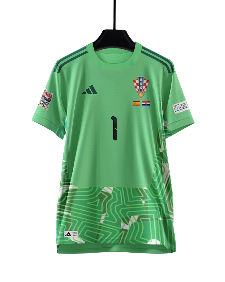 Croatia-Trikot von Dominik Livaković