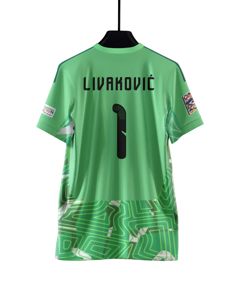 Croatia-Trikot von Dominik Livaković