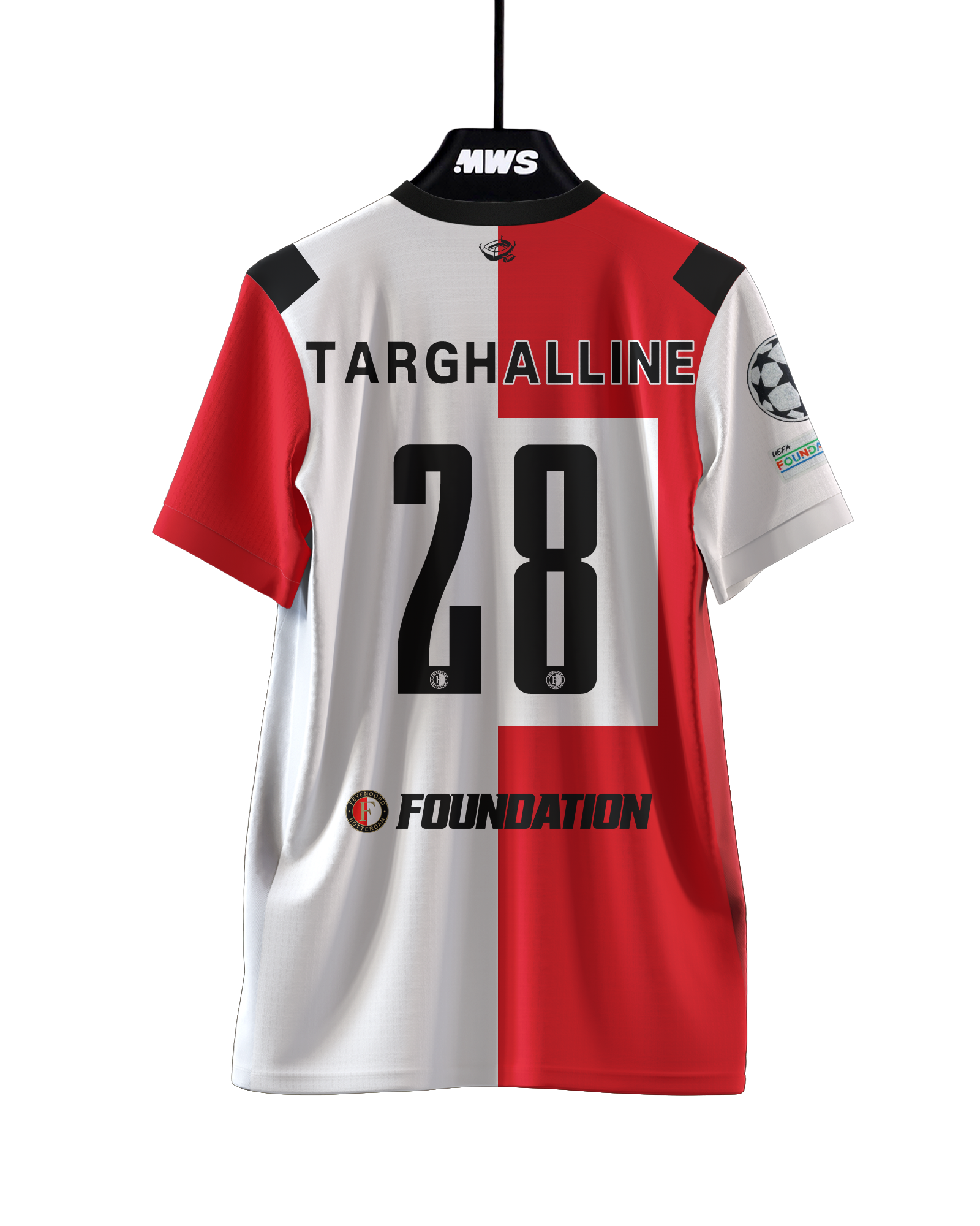 Oussama Targhalline Feyenoord shirt