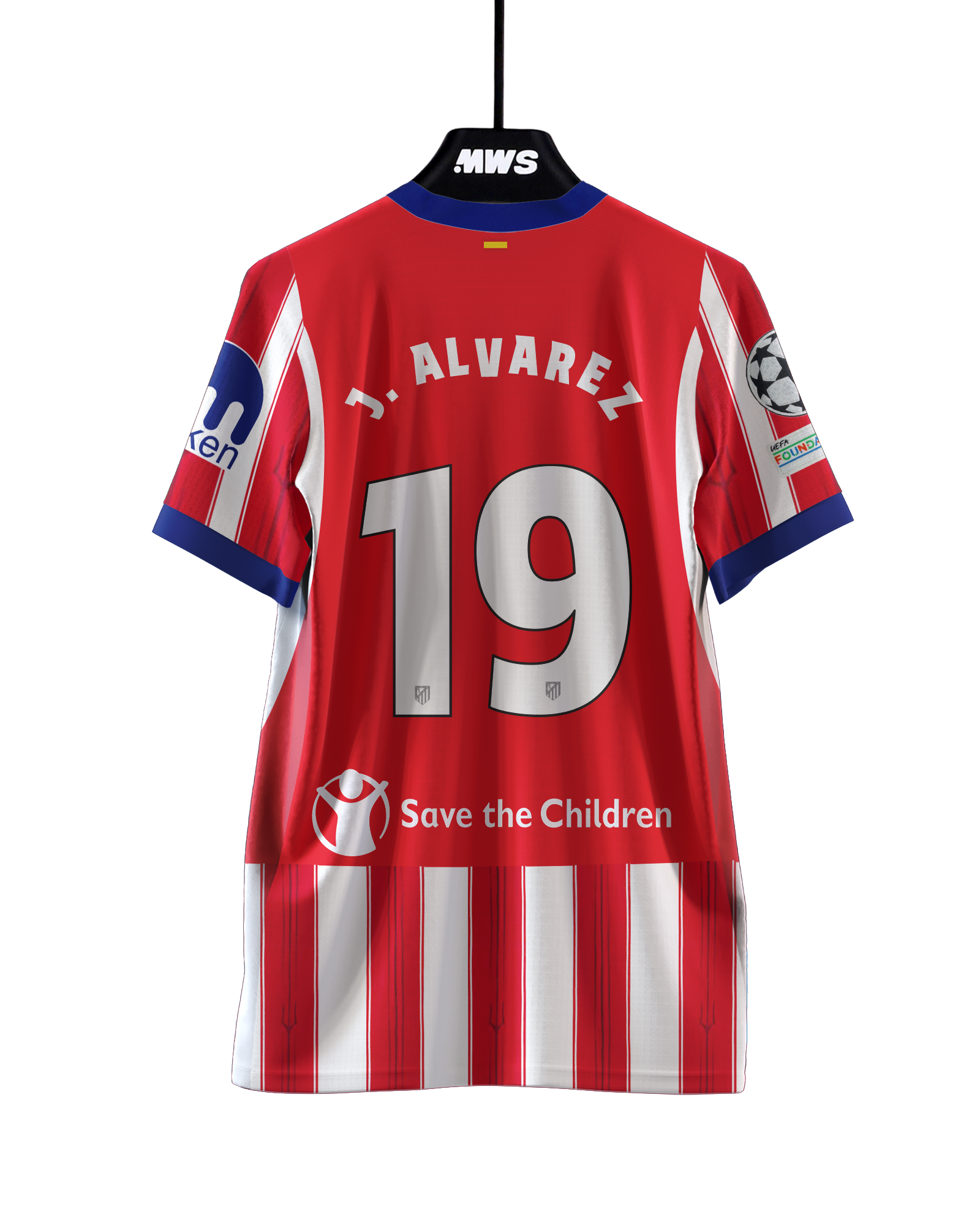 サウール・ニゲス 実使用 サイン入り ユニフォーム マッチウォーム アトレティコ Match-worn and signed jerseys - Soccer, Basketball, Cycling & Rugby