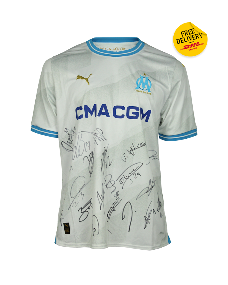 Squad Signed Shirt - 2 | Olympique de Marseille