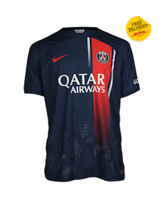 Squad Signed Shirt | Paris Saint-Germain