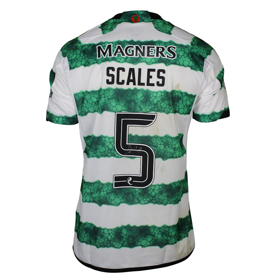 Liam Scales Celtic shirt