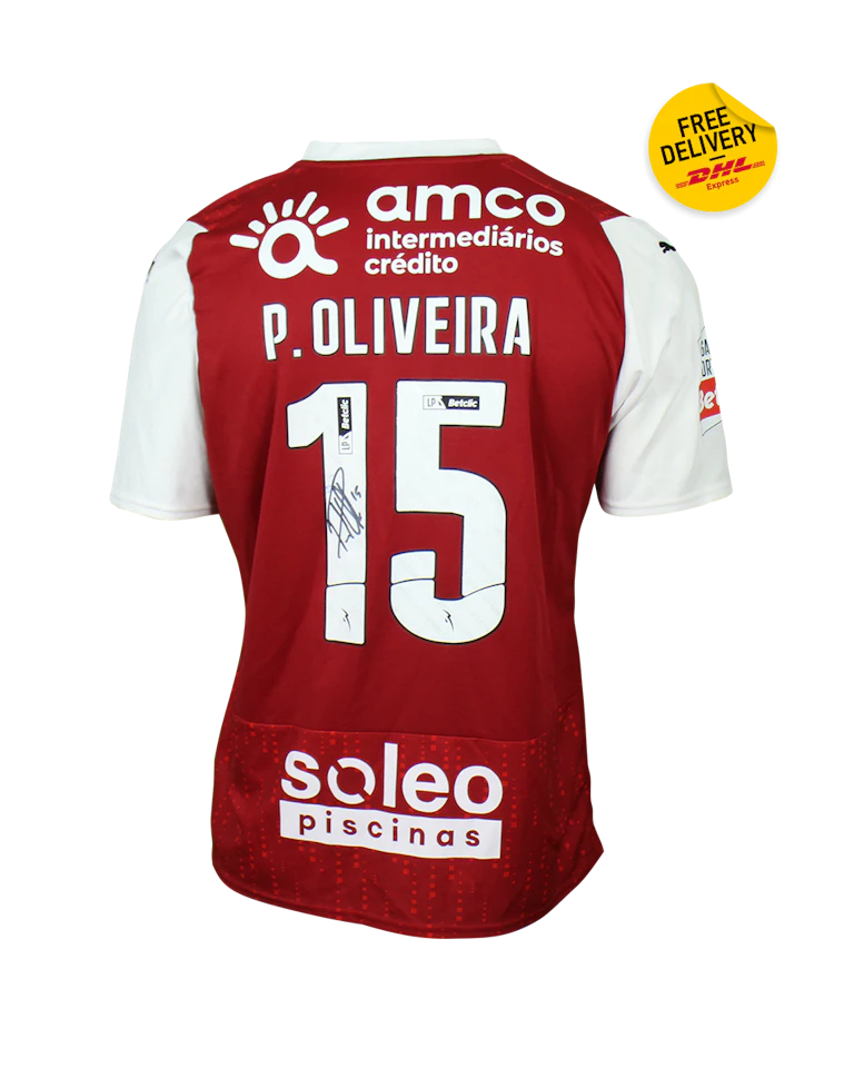 Paulo Oliveira SC Braga camisa.