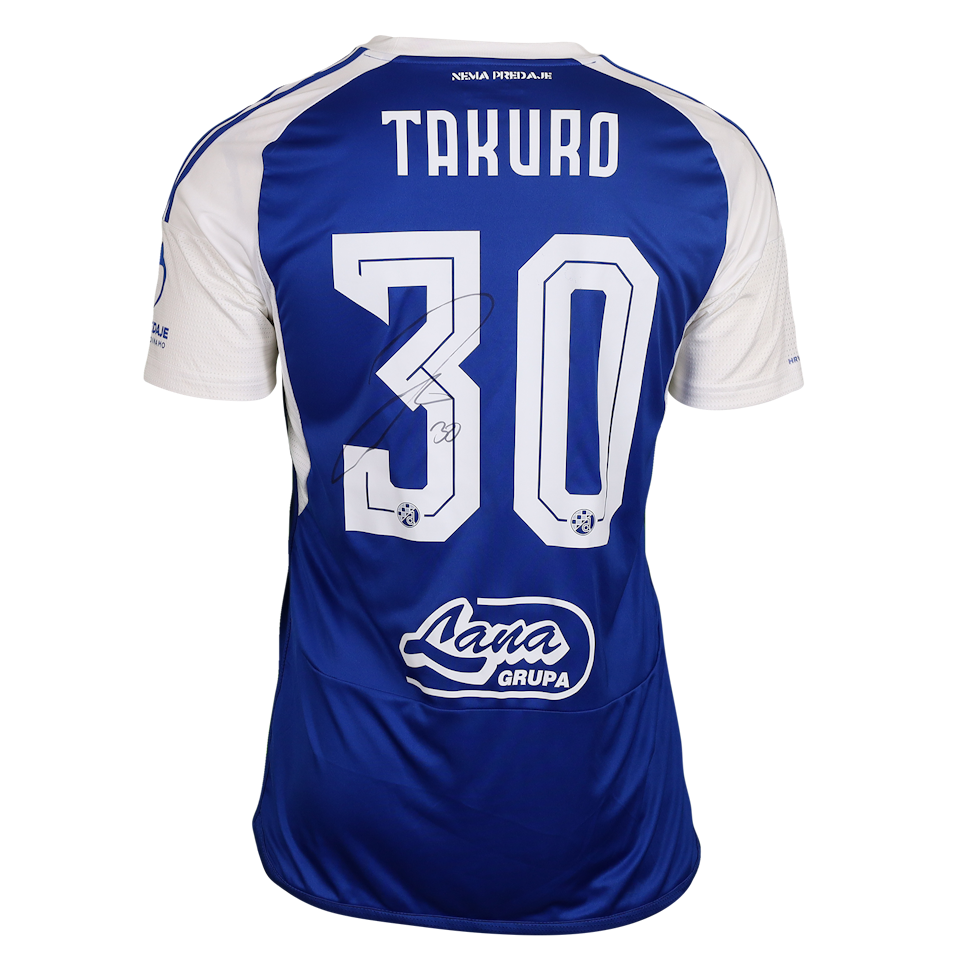 Camisa de Takuro Kaneko Dinamo Zagreb