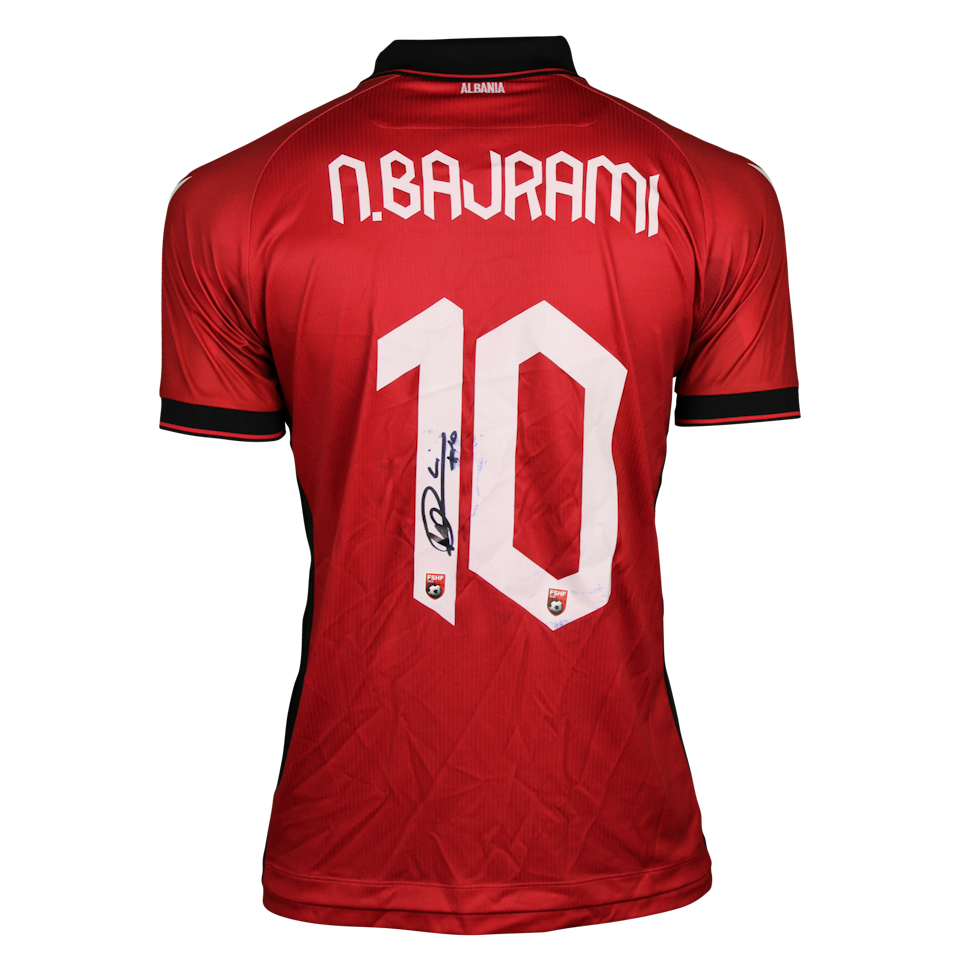 Nedim Bajrami Albania shirt