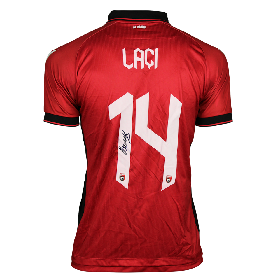 Albania 팀의 Qazim Laci 셔츠
