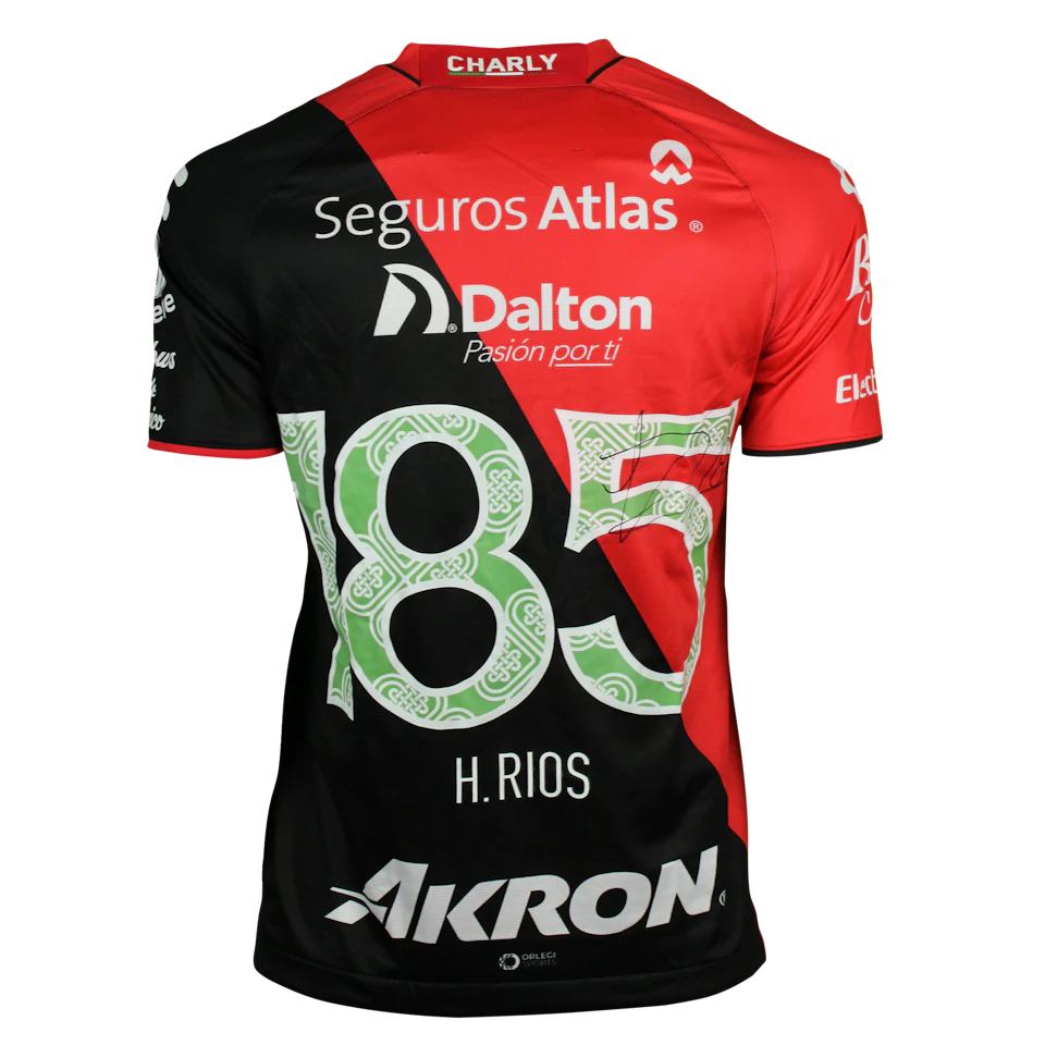 Víctor Hugo Ríos de Alba Atlas FC shirt