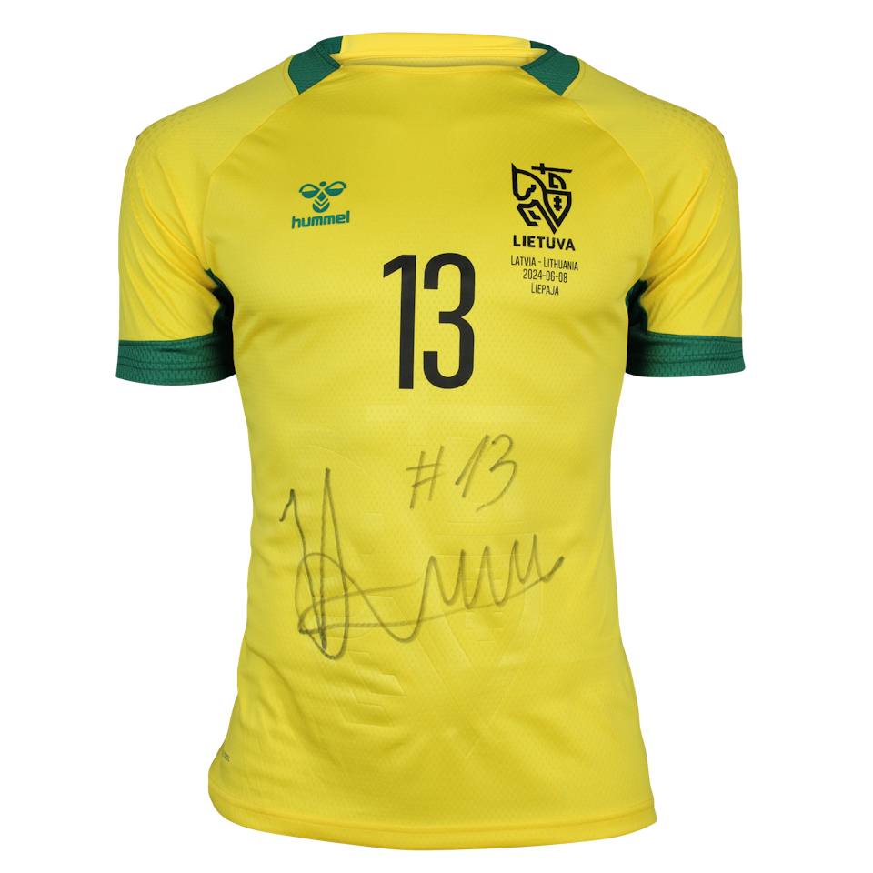 Justas Lasickas Lithuania shirt