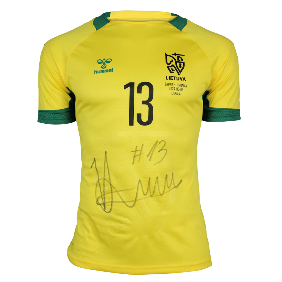 Lithuania-Trikot von Justas Lasickas
