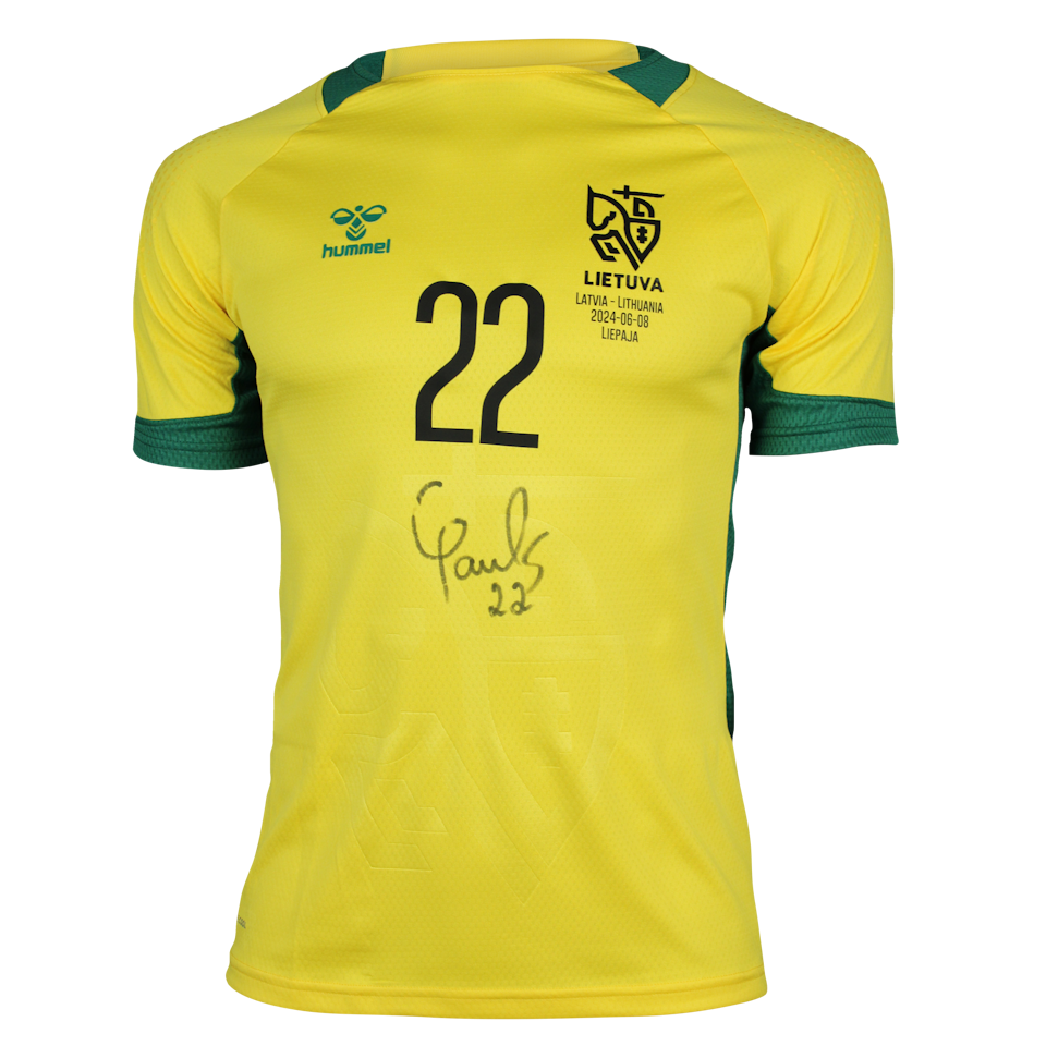 Paulius Golubickas Lithuania jersey