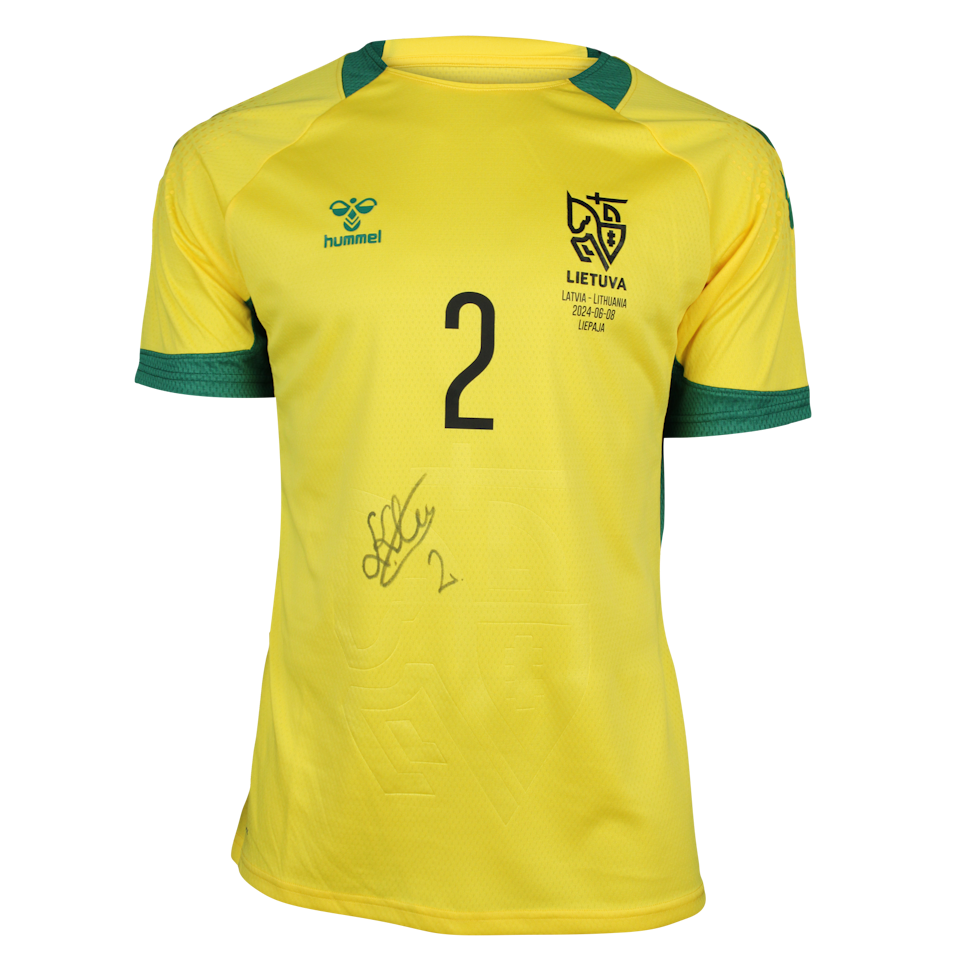 Linas Klimavičius Lithuania jersey