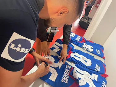 Slovakia-Trikot von Ivan Schranz