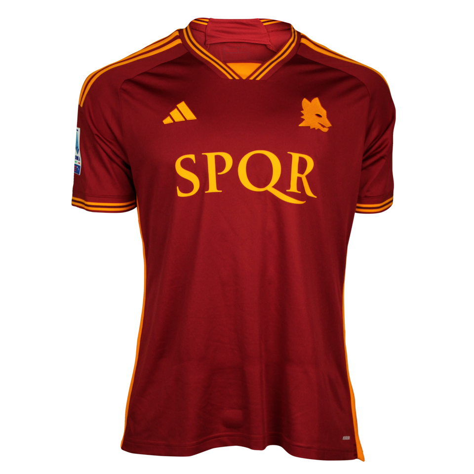 Rasmus Kristensen AS Roma camisa.