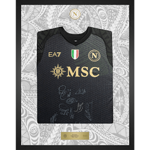 Limited Edition Framed Squad Signed Shirt | Napoli 