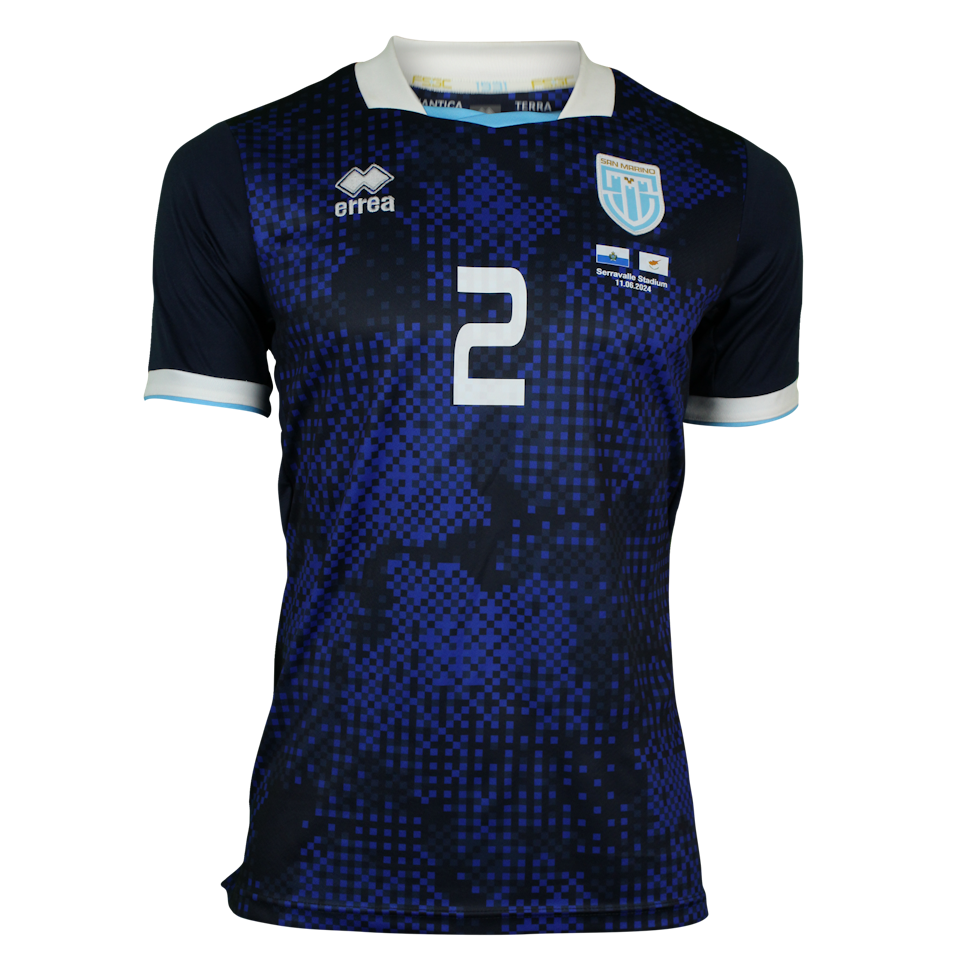 Alessandro D'Addario San Marino camisa.