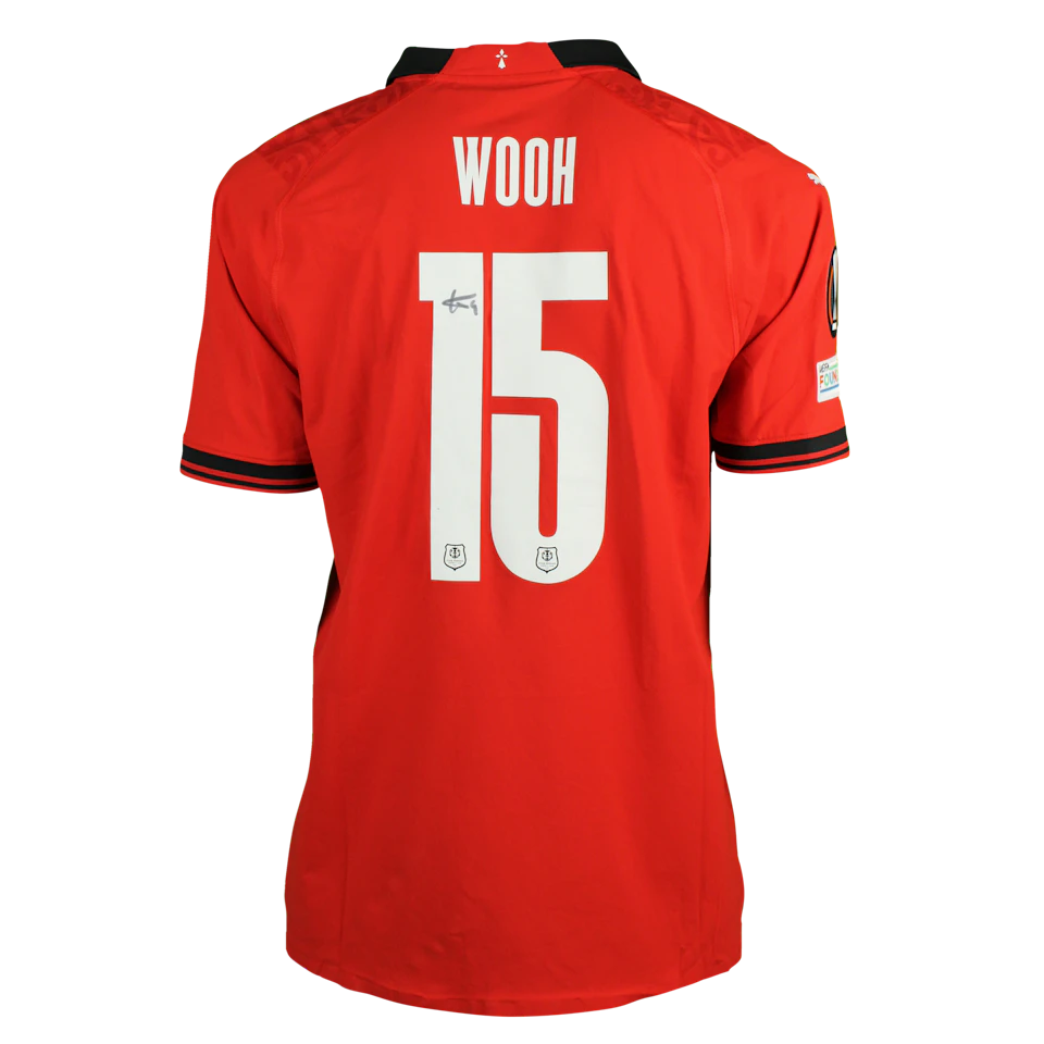 来自Stade Rennais F.C.的Christopher Wooh球衣