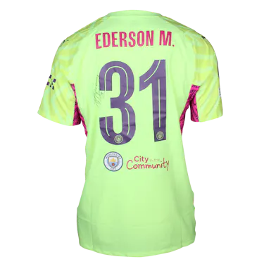 Ederson Santana de Moraes Manchester City shirt