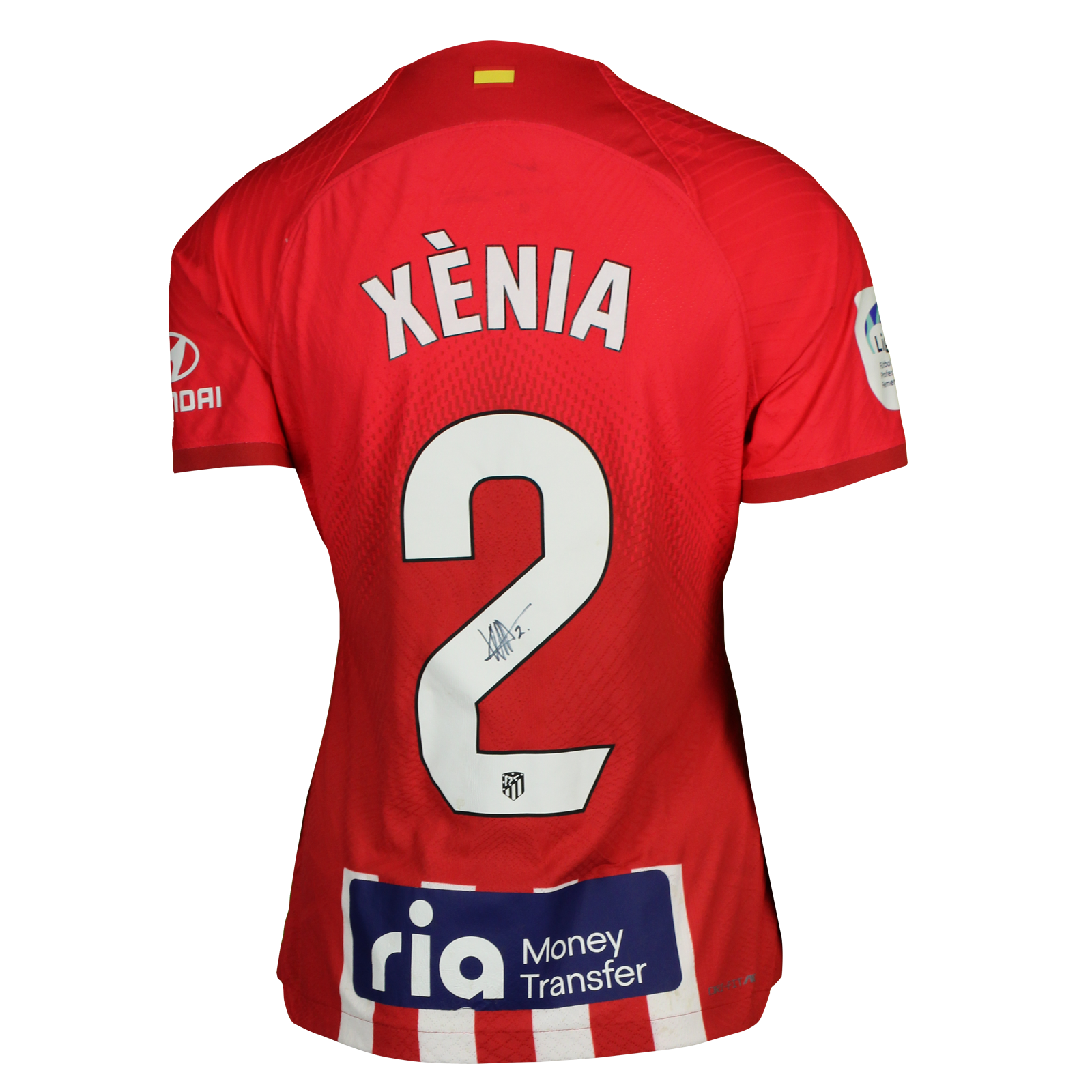 サッカーユニフォーム Atletico Madrid Femenino Xenia Perez | Atlético Madrid Femenino - Villarreal W | MatchWornShirt