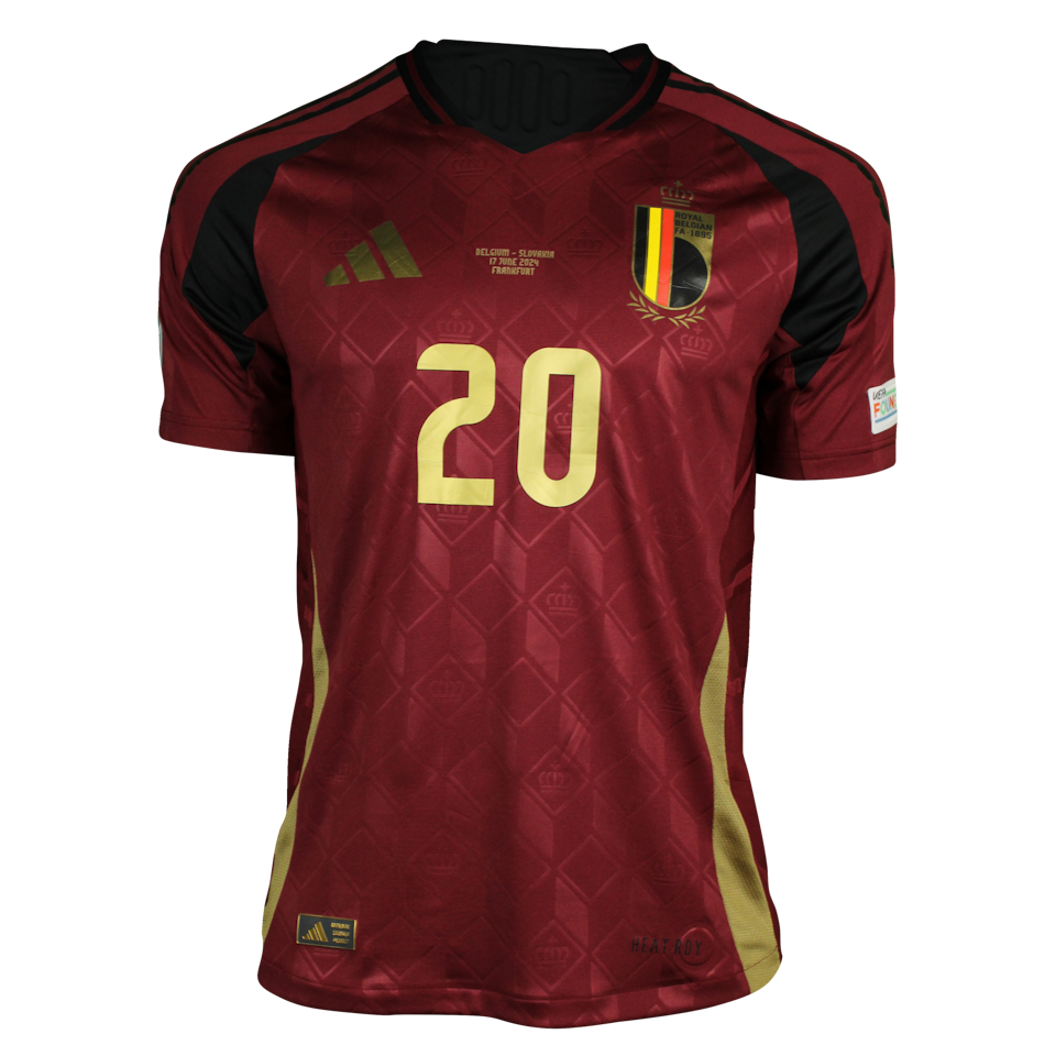 Loïs Openda Belgium shirt