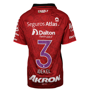 Idekel Alberto Domínguez Rodríguez Atlas FC jersey