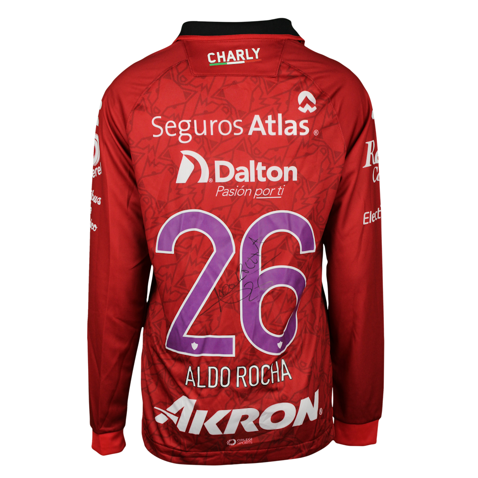 Aldo Paul Rocha González Atlas FC jersey