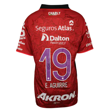 来自Atlas FC的Eduardo Daniel Aguirre Lara球衣