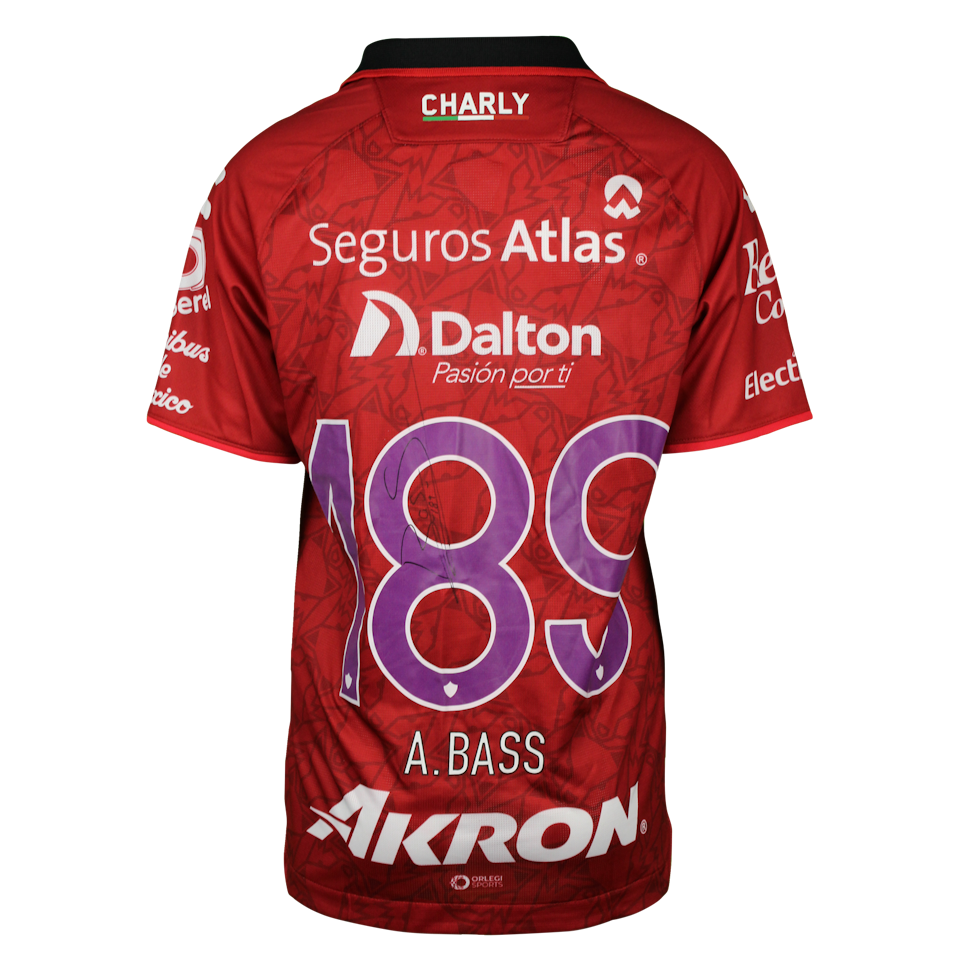 Abraham Bass Flores Atlas FC shirt