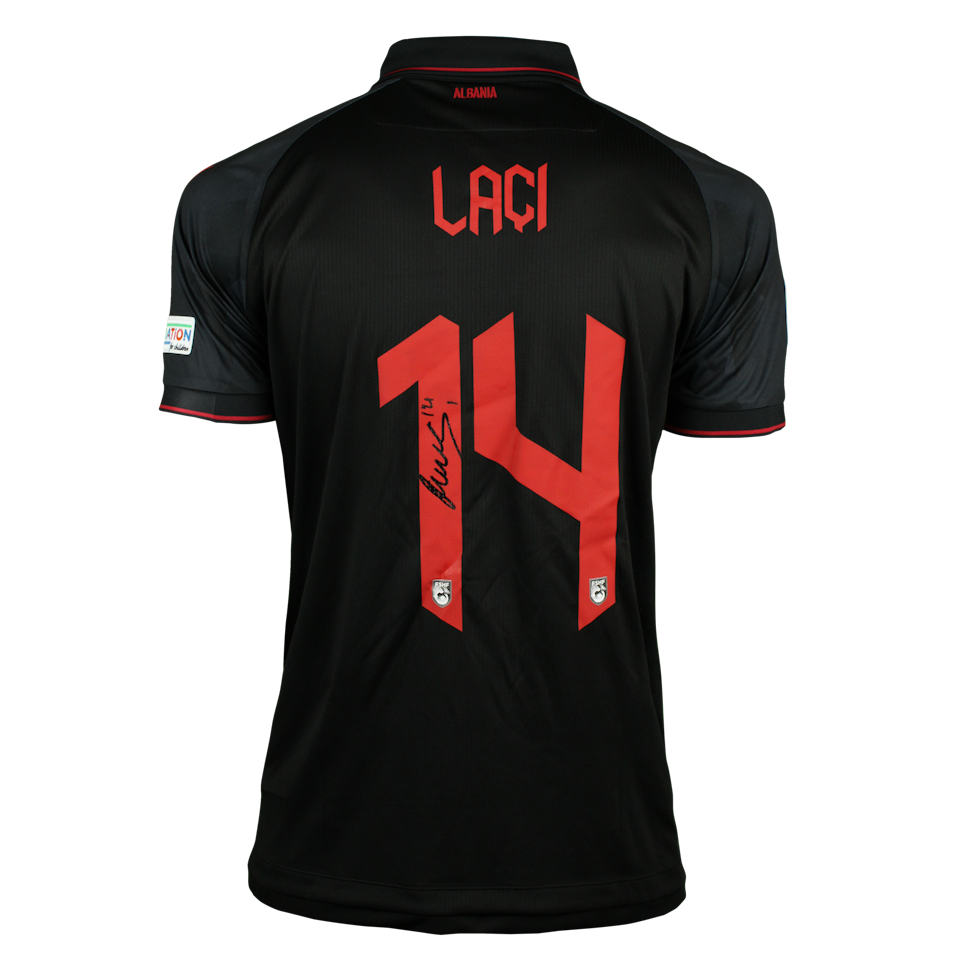 Qazim Laci Albania shirt