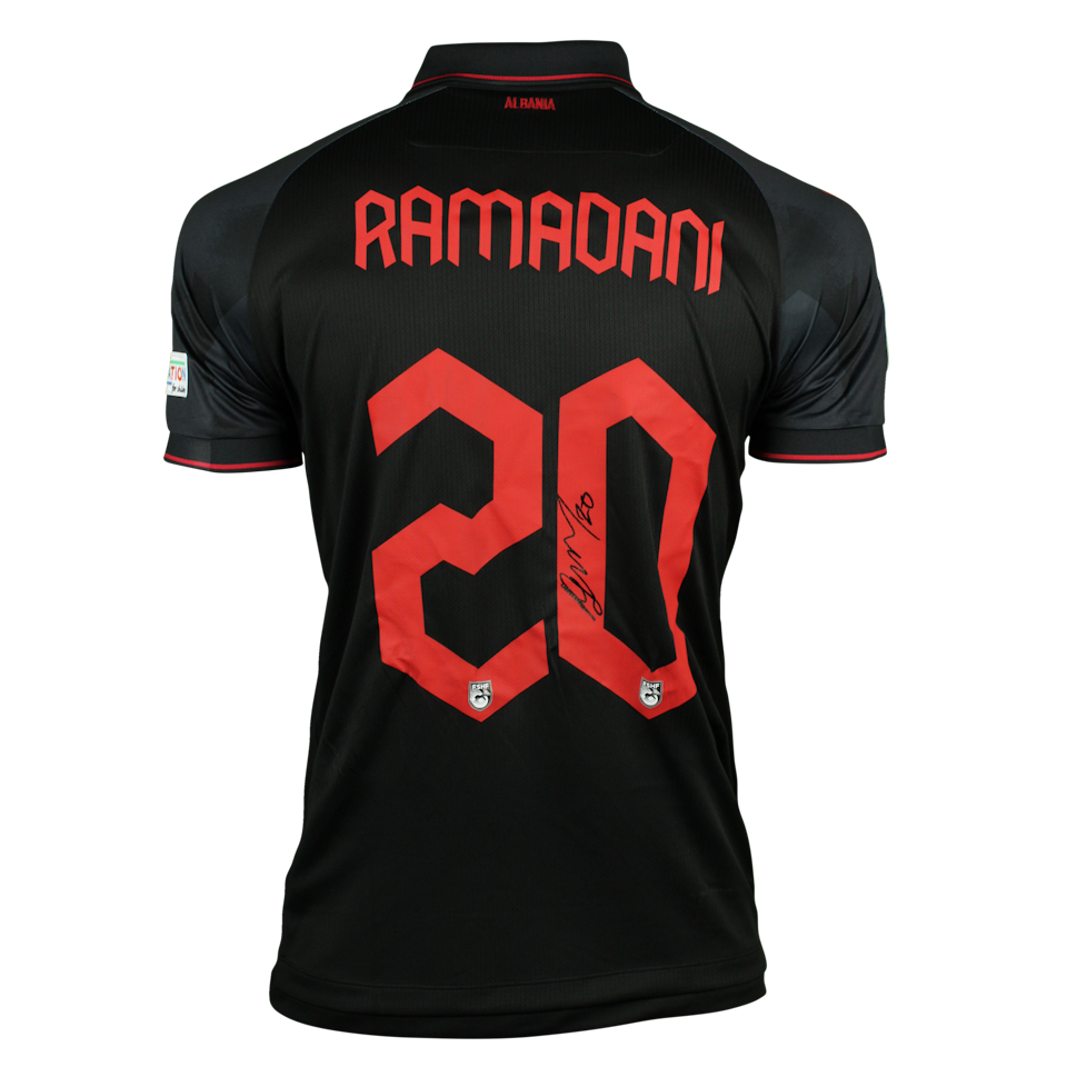 Ylber Ramadani Albania jersey