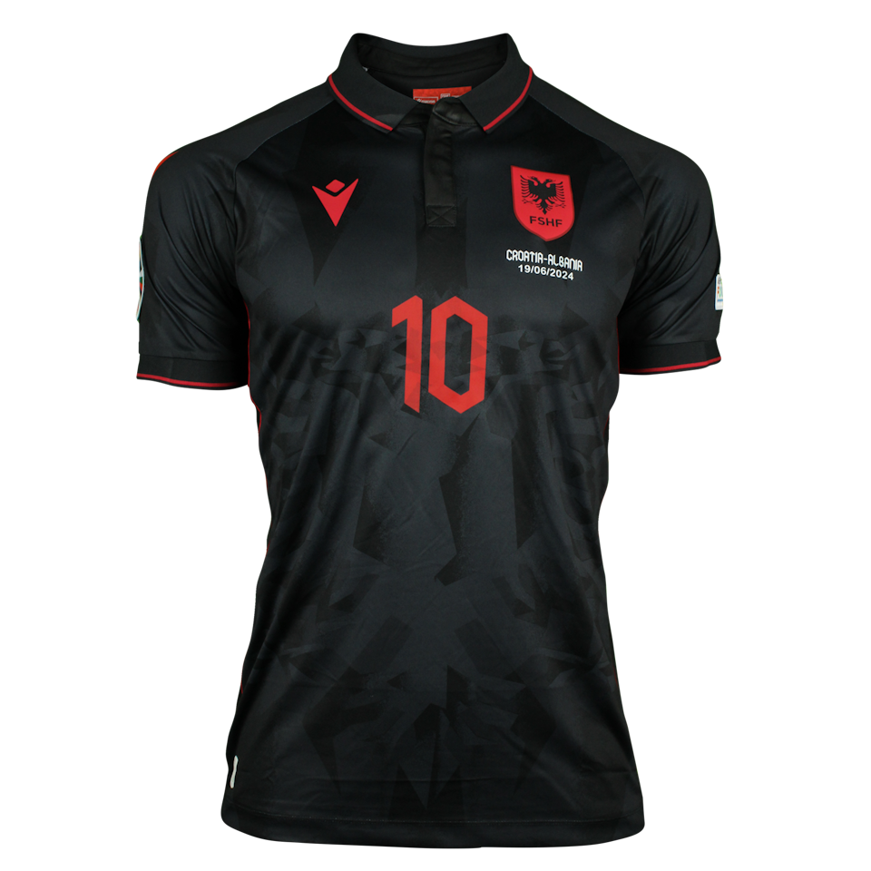Nedim Bajrami Albania shirt