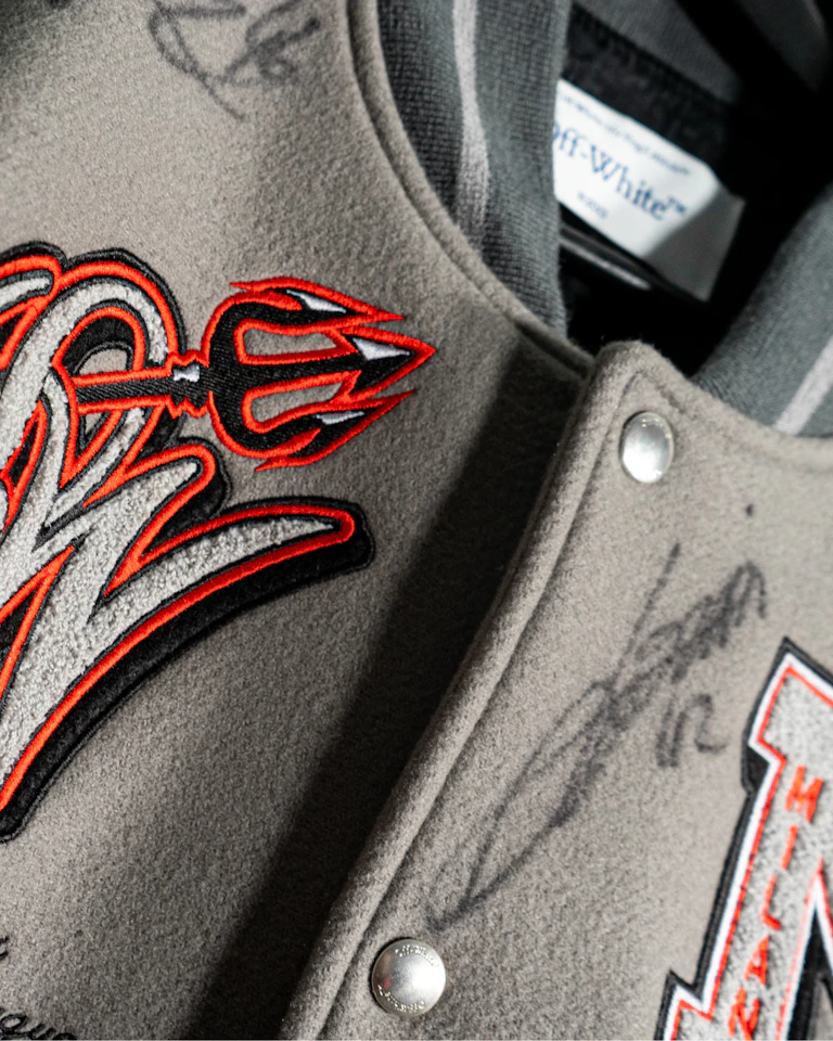 Off-White™️ c/o AC Milan 23-24 varsity jacket