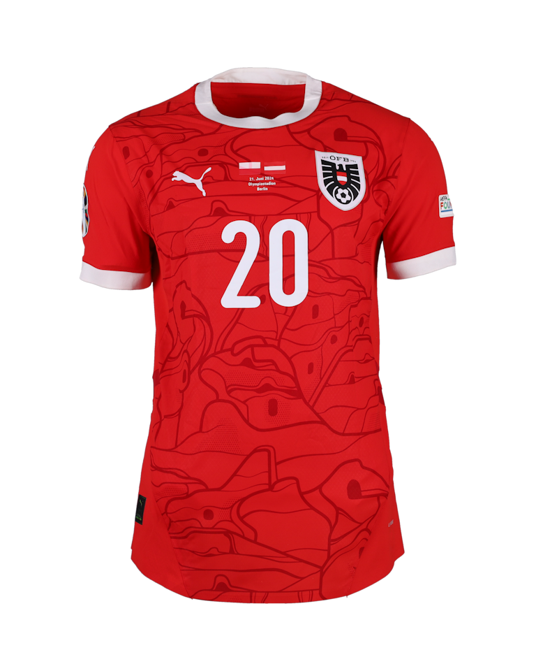 Austria-Trikot von Konrad Laimer