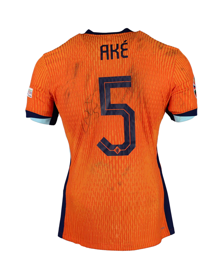 Netherlands 팀의 Nathan Aké 셔츠