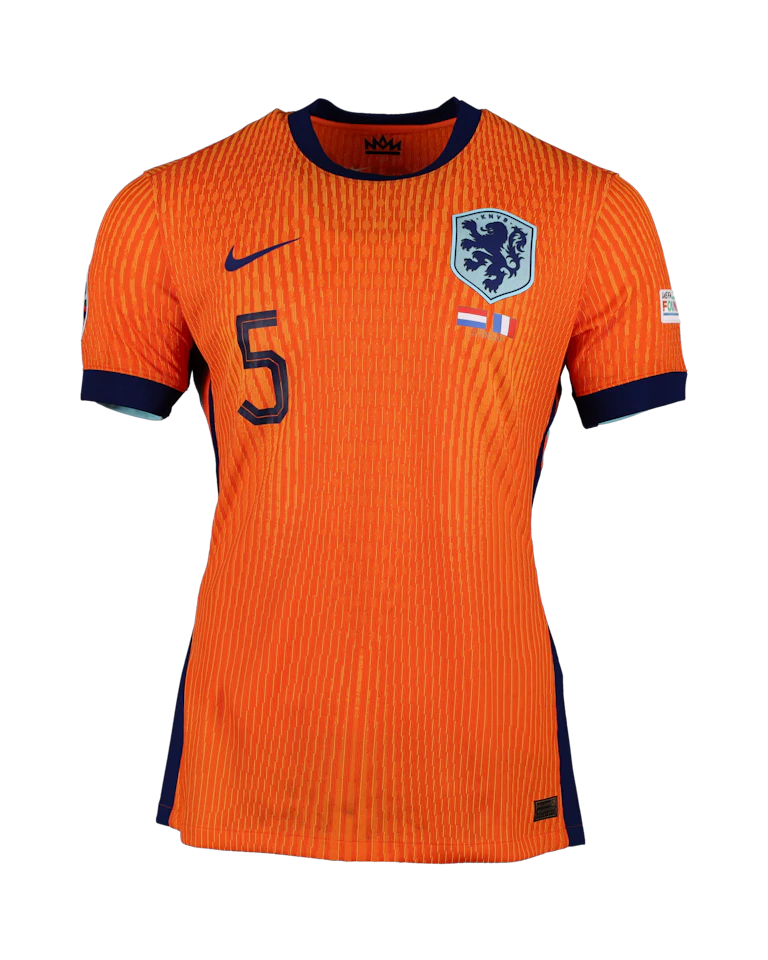 Netherlands 팀의 Nathan Aké 셔츠