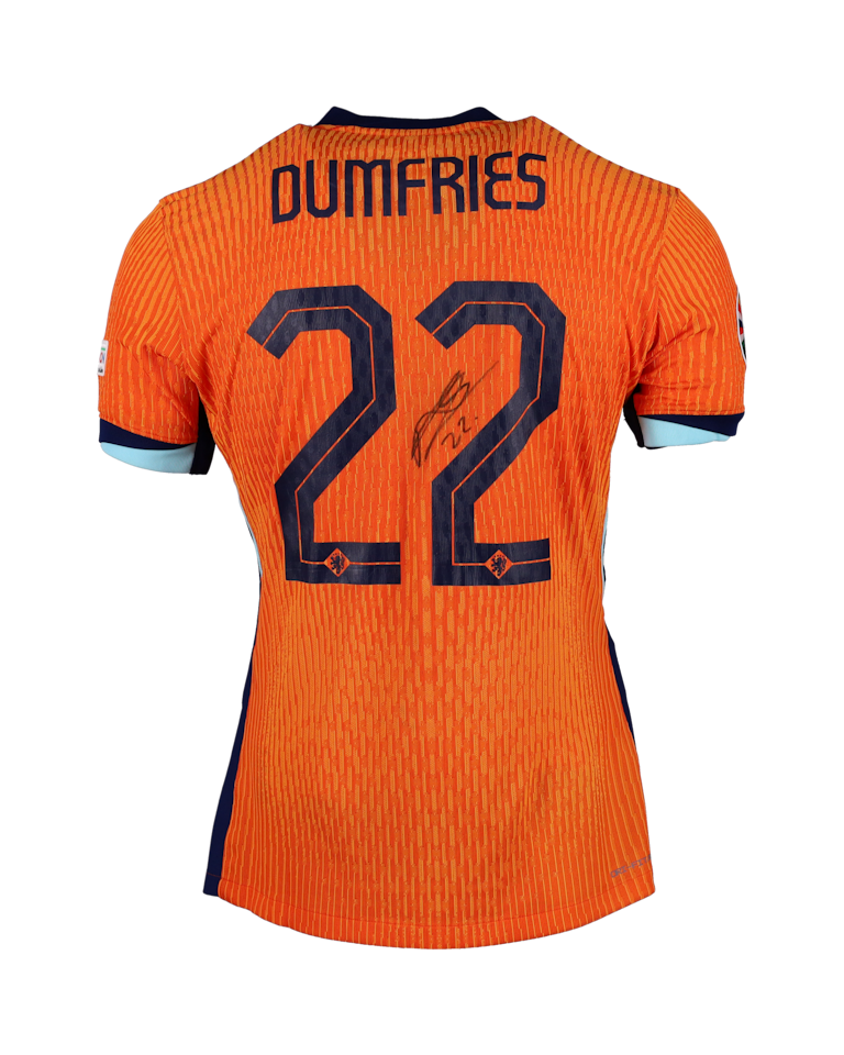 Denzel Dumfries Netherlands camisa.